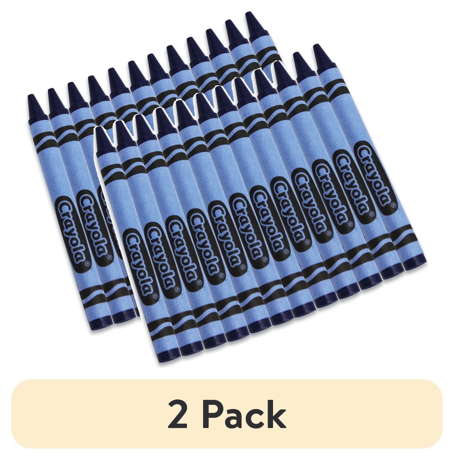 (2 pack) Crayola Bulk Crayons, 12 Count, Blue