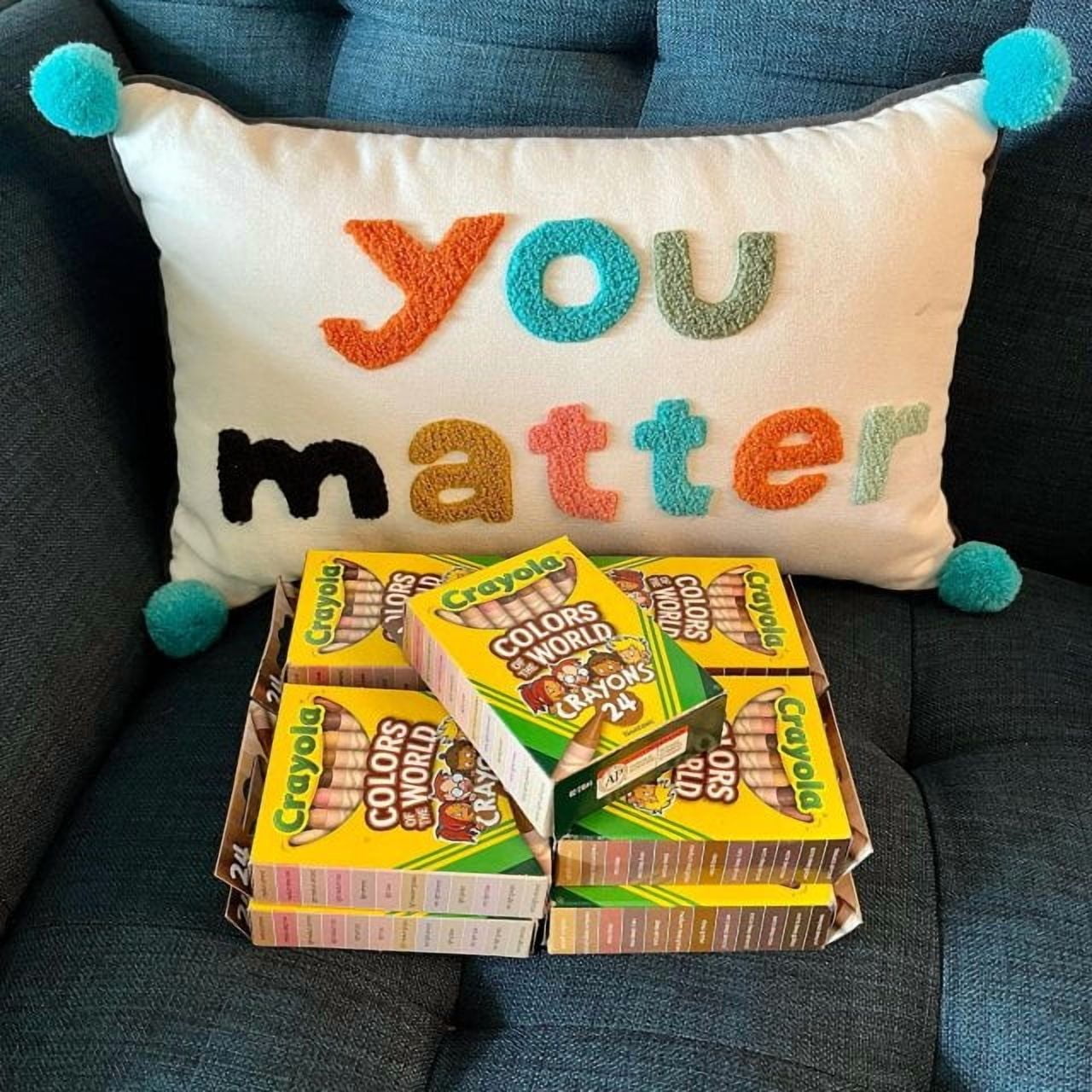 24ct Crayons - Colors of the World: Multicultural Coloring Crayons