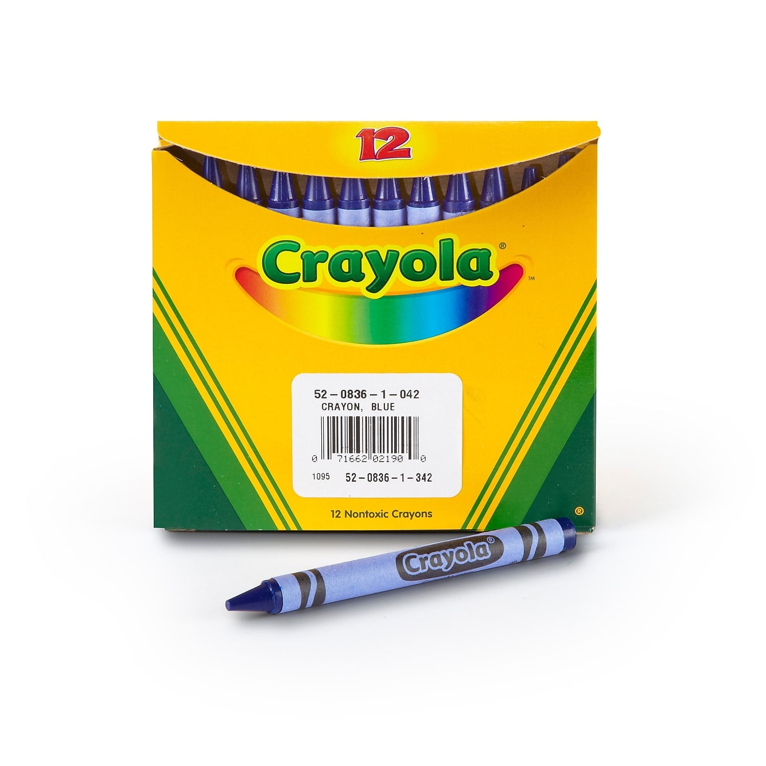 (2 pack) Crayola Bulk Crayons, 12 Count, Blue