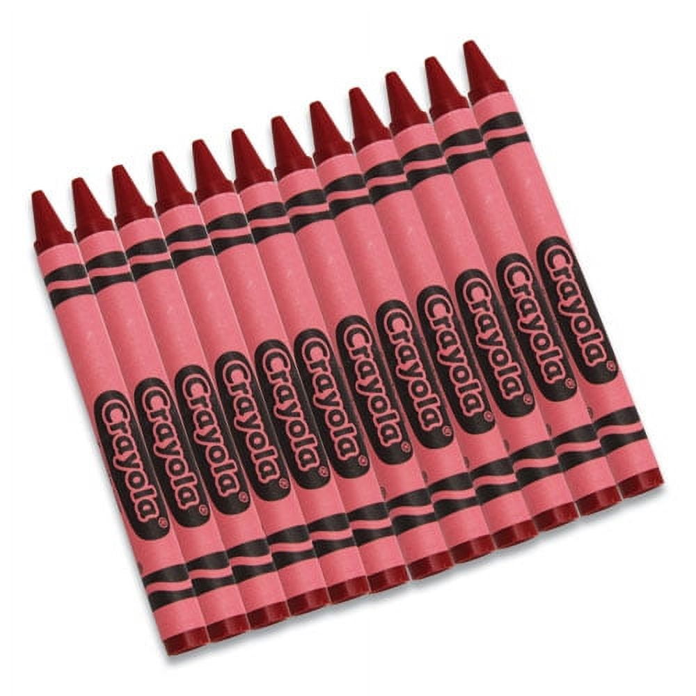 "Bulk Crayons, Red, 12/box | Bundle of 2 Boxes"
