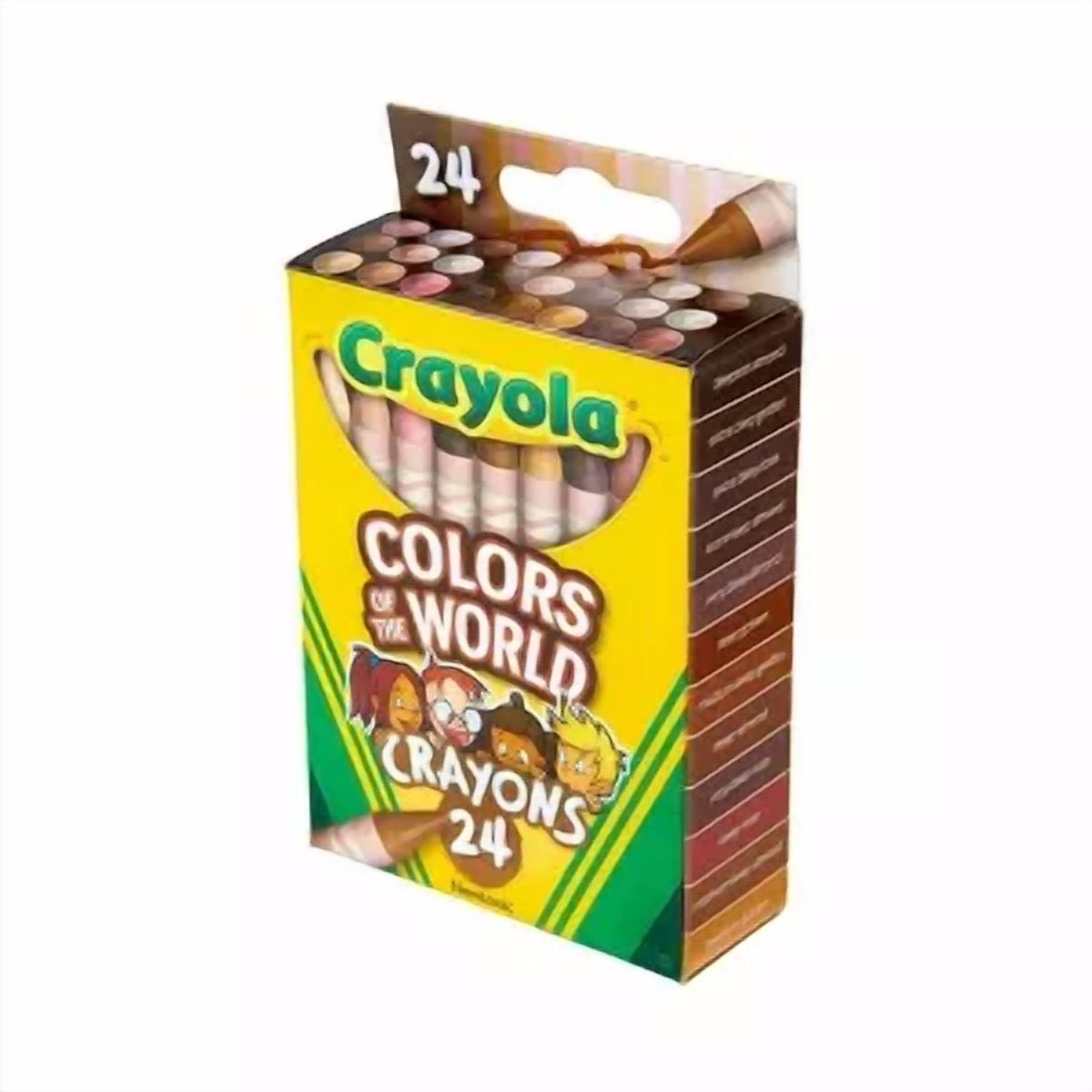 24ct Crayons - Colors of the World: Multicultural Coloring Crayons